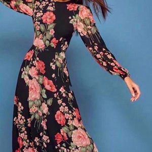 Reformation Luanne floral dress